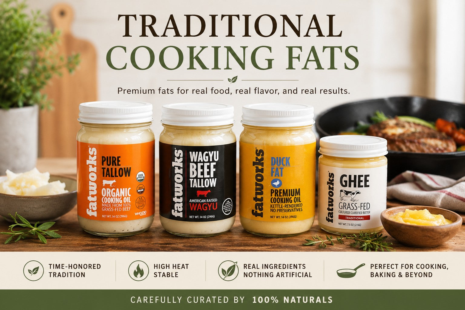 Traditional Healthy Cooking Fats