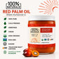 100% Pure Organic Red Palm Fruit Oil (16 fl. oz)